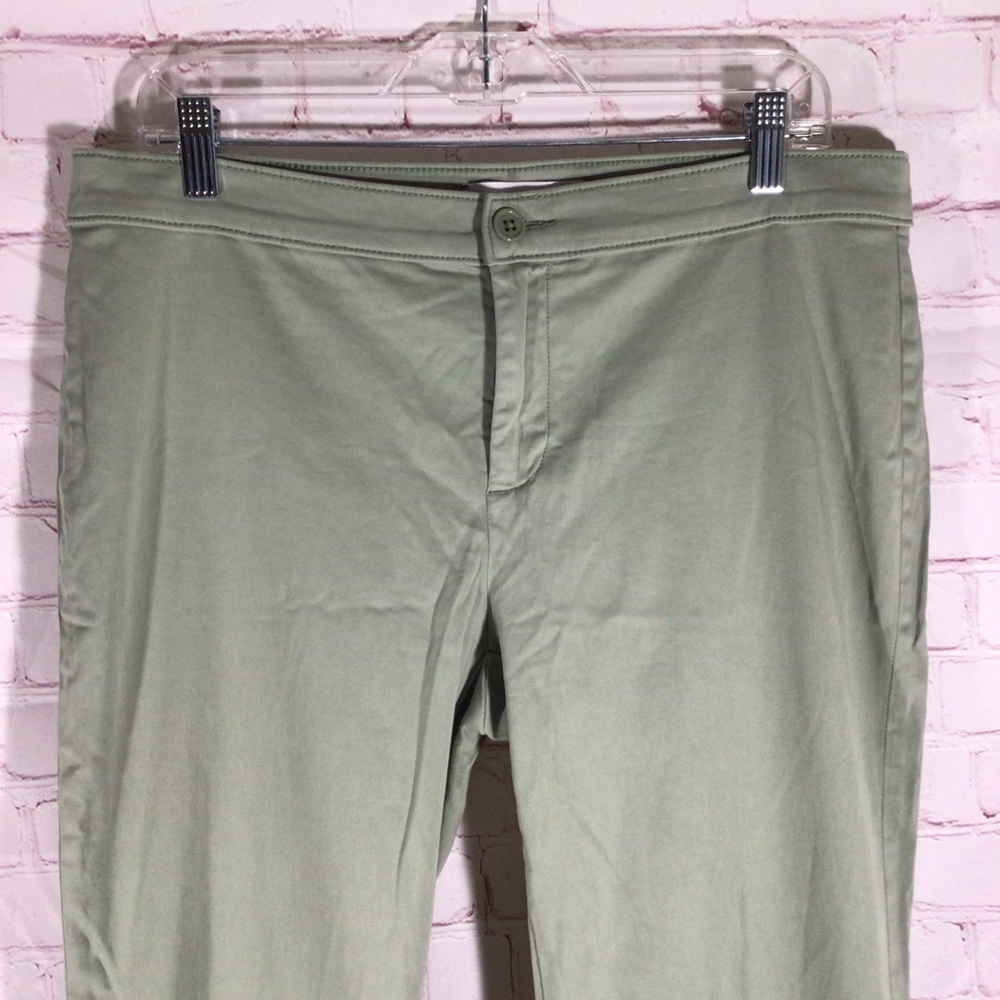 Lila Ryan Green Chino Pants - Size 14 - Picture 2 of 11